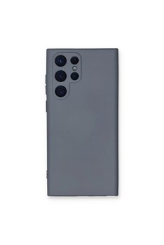 Evimdeyokyok Samsung Galaxy S24 Ultra Kılıf Nano İçi Kadife Silikon - Gri