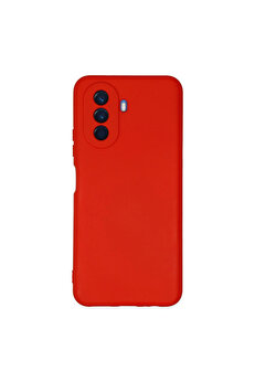 Evimdeyokyok Huawei Nova Y70 Kılıf Nano İçi Kadife Silikon - Kırmızı