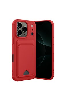 Evimdeyokyok Apple İphone 17 Pro Kelvin Kartvizitli Silikon - Kırmızı