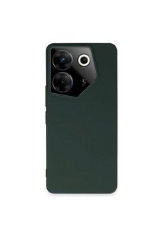Evimdeyokyok Tecno Camon 20 Pro 5G Kılıf First Silikon - Koyu Yeşil