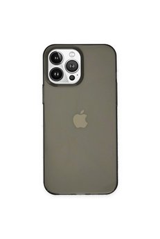 Evimdeyokyok Apple İphone 14 Pro Kılıf Pc Sert Şeffaf Kapak - Siyah