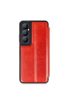 Evimdeyokyok Realme C65 Kılıf Flip Cover - Kırmızı
