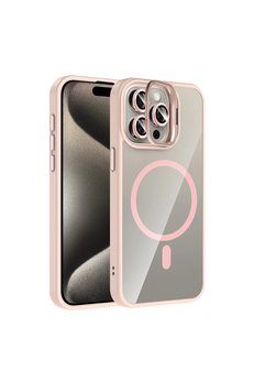 Evimdeyokyok Joko Apple İphone 14 Pro Max Remim Lensli Magsafe Standlı Kapak - Pembe