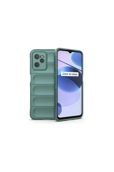 Evimdeyokyok Realme C35 Kılıf Optimum Silikon - Koyu Yeşil