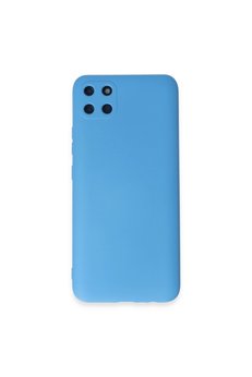 Evimdeyokyok Realme C11 Kılıf Nano İçi Kadife Silikon - Mavi