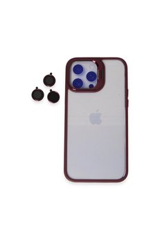 Evimdeyokyok Joko Apple İphone 14 Pro Kılıf Roblox Lens Standlı Kapak - Bordo