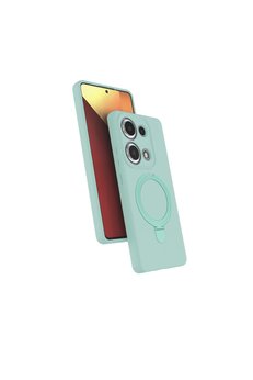 Evimdeyokyok Xiaomi Redmi Note 13 Pro 4G Regal Magsafe Standlı Kapak - Su Yeşili