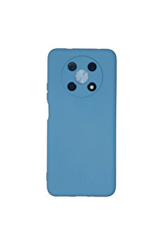 Evimdeyokyok Huawei Nova Y90 Kılıf Nano İçi Kadife Silikon - Mavi