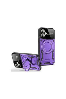 Evimdeyokyok Samsung Galaxy A05 Kılıf Joy Lens Standlı Kapak - Mor