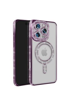 Evimdeyokyok Apple İphone 16 Pro Max Kılıf Joke Simli Magneticsafe Kılıf - Derin Mor