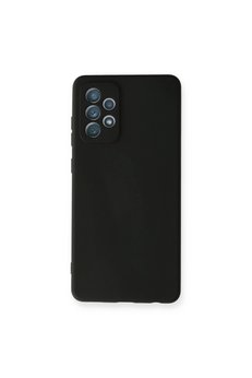 Evimdeyokyok Samsung Galaxy A72 Kılıf Nano İçi Kadife Silikon - Siyah