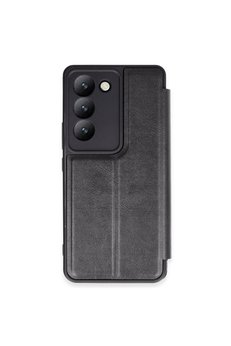 Evimdeyokyok Vivo V30 Lite 4G Kılıf Flip Cover - Siyah