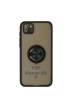 Evimdeyokyok Huawei Y5P Kılıf Montreal Yüzüklü Silikon Kapak - Siyah