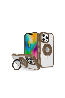 Evimdeyokyok Joko Apple İphone 16 Pro Max Banza Magsafe Standlı Kapak - Kahverengi