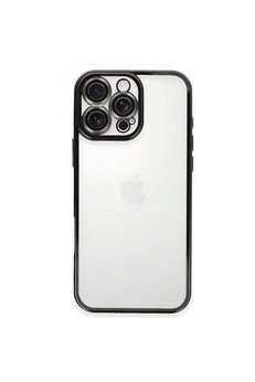 Evimdeyokyok Apple İphone 16 Pro Max Kılıf Razer Lensli Silikon - Siyah