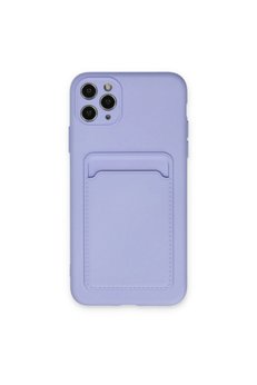 Evimdeyokyok Apple İphone 11 Pro Max Kılıf Kelvin Kartvizitli Silikon - Lila