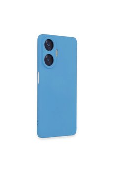 Evimdeyokyok Realme C55 Kılıf Nano İçi Kadife Silikon - Mavi