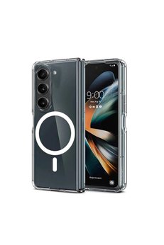 Evimdeyokyok Samsung Galaxy Z Fold 6 Kılıf Magneticsafe Şeffaf Silikon - Şeffaf