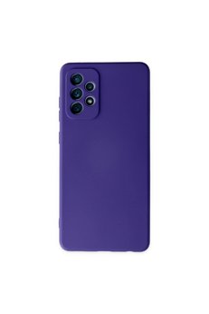 Evimdeyokyok Samsung Galaxy A72 Kılıf Nano İçi Kadife Silikon - Mor