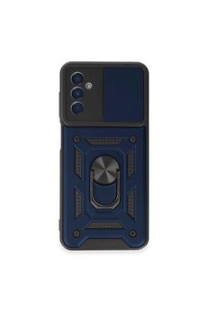 Evimdeyokyok Samsung Galaxy M14 5G Kılıf Pars Lens Yüzüklü Silikon - Lacivert