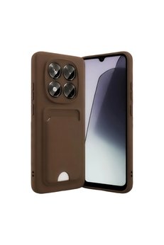 Evimdeyokyok Xiaomi Redmi Note 15 Pro 5G Kelvin Kartvizitli Silikon - Kahverengi
