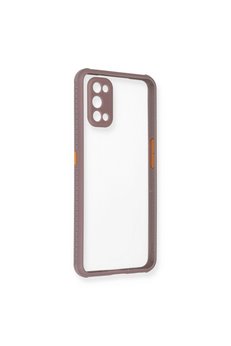 Evimdeyokyok Realme 7 Pro Kılıf Miami Şeffaf Silikon - Açık Mor