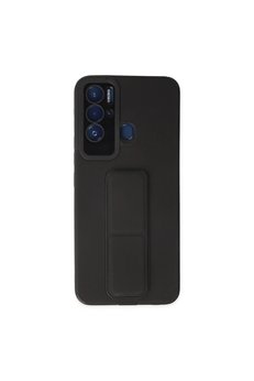 Evimdeyokyok Tecno Pova Neo Kılıf Mega Standlı Silikon - Siyah