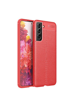 Evimdeyokyok Samsung Galaxy S21 Fe Kılıf Auto Focus Kapak - Kırmızı
