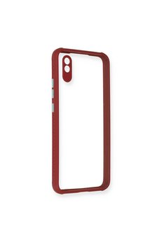 Evimdeyokyok Xiaomi Redmi 9A Kılıf Miami Şeffaf Silikon - Fuşya