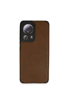 Evimdeyokyok Xiaomi Mi 13 Lite Kılıf Loop Deri Silikon - Kahverengi