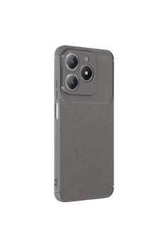 Evimdeyokyok Realme C61 Kılıf Auto Focus Karbon Kapak - Gri