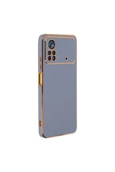 Evimdeyokyok Xiaomi Poco X4 Pro 5G Kılıf Volet Silikon - Mavi