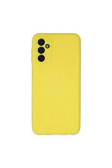 Evimdeyokyok Samsung Galaxy M23 Kılıf Nano İçi Kadife Silikon - Sarı