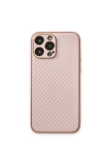 Evimdeyokyok Apple İphone 13 Pro Max Kılıf Coco Karbon Silikon - Pembe