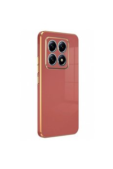 Evimdeyokyok Xiaomi Mi 14T Pro Volet Silikon - Kırmızı