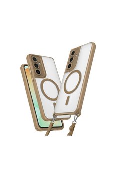 Evimdeyokyok Samsung Galaxy S25 Plus Kılıf Enka Magsafe Silikon Kılıf - Desert
