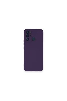 Evimdeyokyok Tecno Pova Neo Kılıf Nano İçi Kadife Silikon - Mor