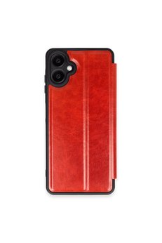 Evimdeyokyok Samsung Galaxy A06 Kılıf Flip Cover - Kırmızı