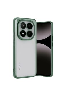 Evimdeyokyok Xiaomi Redmi Note 14 Pro Plus Kılıf Razer Lensli Silikon - Yeşil
