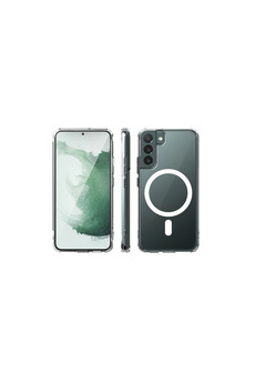 Evimdeyokyok Samsung Galaxy S22 Plus Kılıf Magneticsafe Şeffaf Silikon - Şeffaf