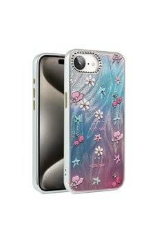 Evimdeyokyok Apple İphone 16E Kılıf Blade Aynalı Desenli Kapak - Desen 4