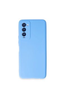 Evimdeyokyok Tecno Camon 18 Kılıf First Silikon - Mavi