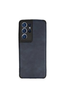 Evimdeyokyok Samsung Galaxy S21 Ultra Kılıf Loop Deri Silikon - Lacivert
