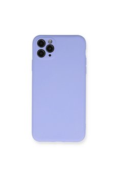 Evimdeyokyok Apple İphone 11 Pro Max Kılıf Nano İçi Kadife Silikon - Lila