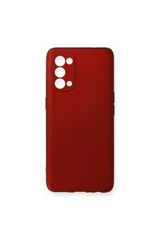 Evimdeyokyok Oppo Reno 5 Kılıf First Silikon - Bordo