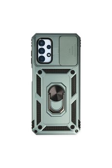 Evimdeyokyok Samsung Galaxy A33 5G Kılıf Pars Lens Yüzüklü Silikon - Yeşil