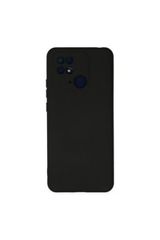 Evimdeyokyok Xiaomi Redmi 10C Kılıf Nano İçi Kadife Silikon - Siyah