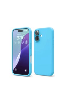 Evimdeyokyok Apple İphone 16 Kılıf Nano İçi Kadife Silikon - Mavi
