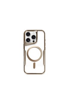 Evimdeyokyok Apple İphone 15 Pro Kılıf Boyi Magsafe Silikon Kapak - Kahverengi