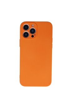 Evimdeyokyok Apple İphone 13 Pro Max Kılıf Nano İçi Kadife Silikon - Turuncu